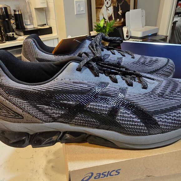 Asics Gel-Quantum 180 VII Running Shoe Sneaker Mens Size 10 CARBON BLACK NEW - Picture 4 of 7